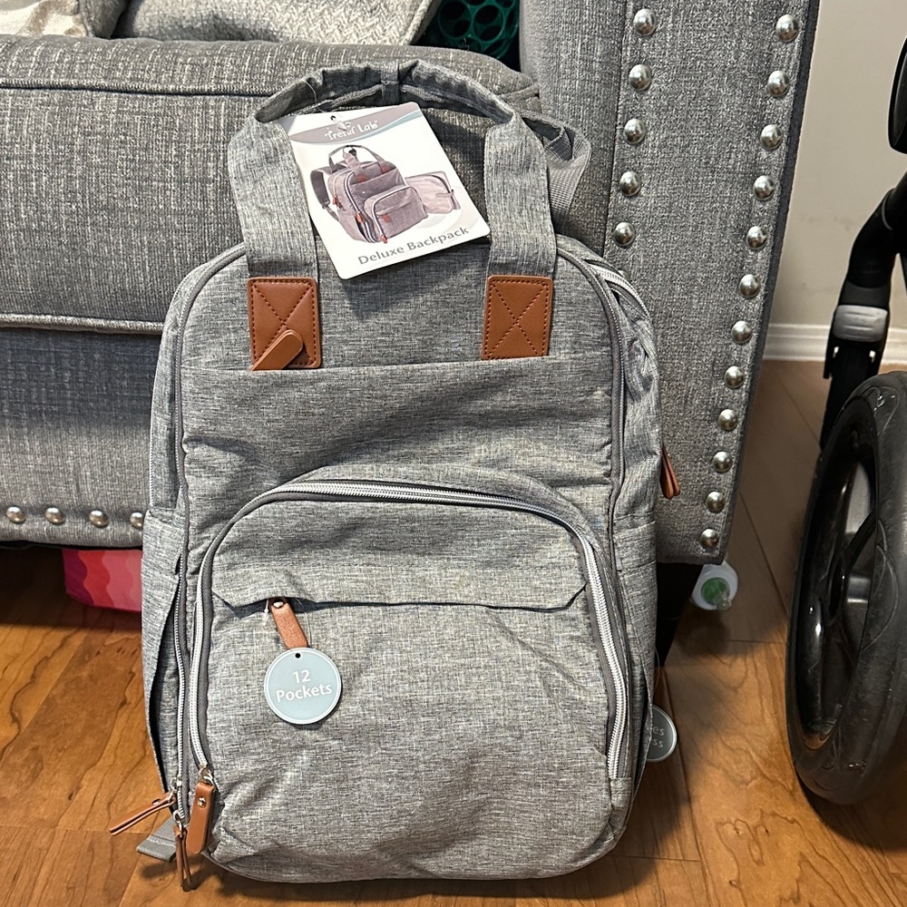 Gray Deluxe Kids Backpack